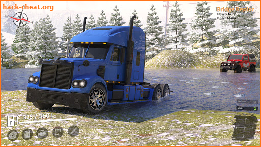 Offroad Mud Truck Driving: Snow Game 2021 screenshot