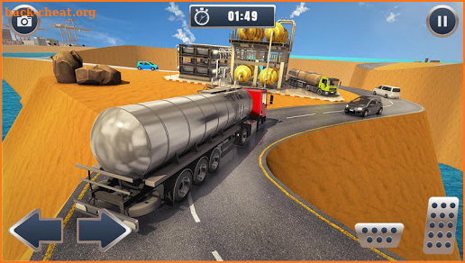 Offroad Oil Trailer Transport screenshot