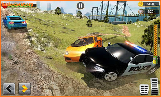 Offroad Police Car Chase Driving Simulator screenshot