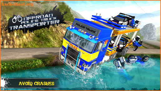 OffRoad Police Transporter Truck Games screenshot