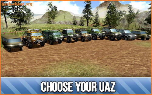 Offroad rally: driving 4x4 trucks screenshot