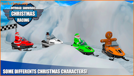 Offroad Snow Bike Christmas Racing screenshot