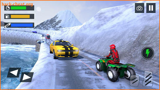 Offroad Snow Mountain ATV Quad Bike Racing Stunts screenshot