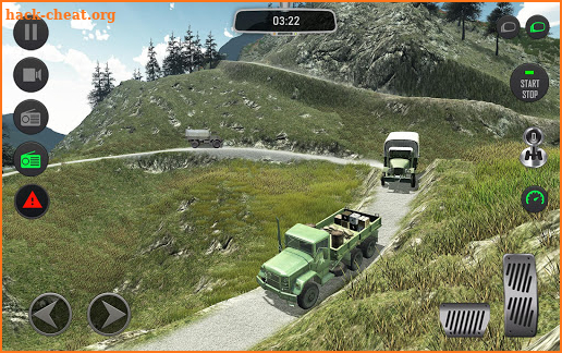 Offroad US Army Cargo Truck Transport Game 2019 screenshot