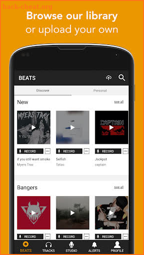 OffTop Studio: Record, Rap & Sing over Beats screenshot