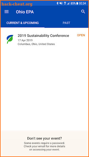 Ohio EPA Conference App screenshot