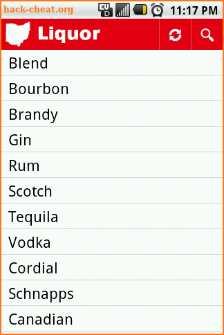 Ohio Liquor Prices screenshot