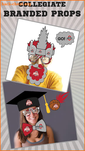 Ohio State Buckeyes PLUS Selfie Stickers screenshot