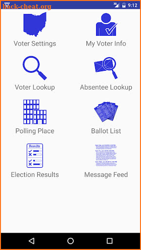 Ohio Voter Information screenshot