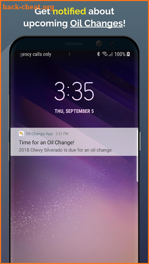 Oil Change App screenshot
