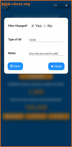 Oil Change Reminder screenshot