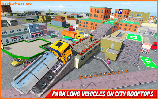 Oil Tanker Truck Parking Games – City Parking game screenshot