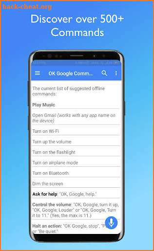 Ok Google Commands (Guide) screenshot