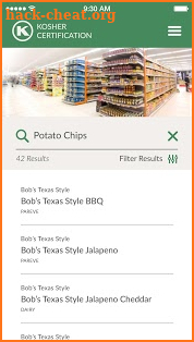 OK Kosher Food Guide screenshot