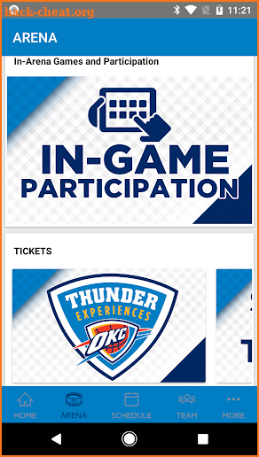 Oklahoma City Thunder screenshot