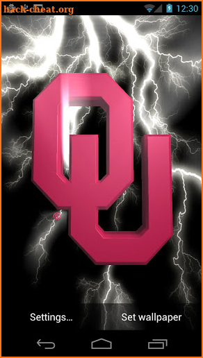 Oklahoma Sooners LIve WPs screenshot