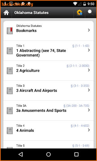 Oklahoma Statutes (OK Laws) screenshot