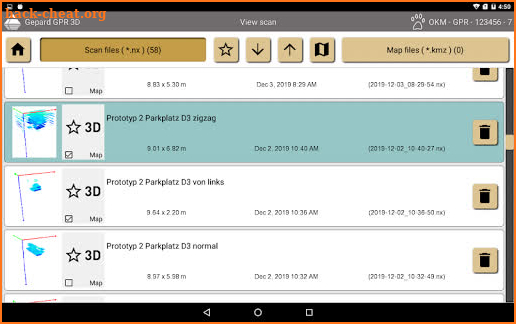 OKM Gepard GPR 3D - NT 2020 screenshot