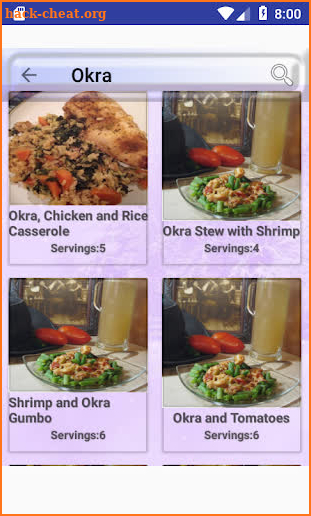 Okra and Turnip Recipe screenshot