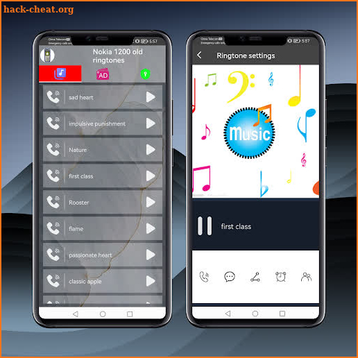 Old Ringtones for nokia 1200 screenshot