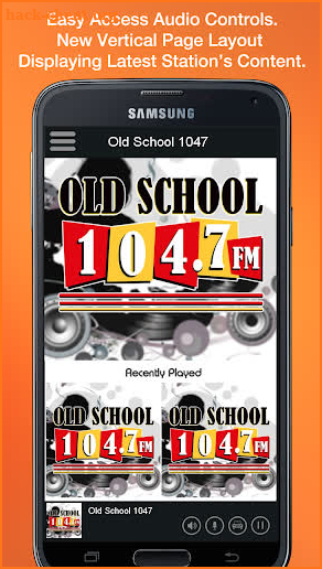 Old School 1047 screenshot