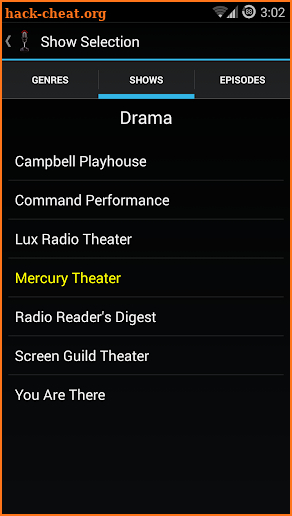 Old Time Radio Player screenshot