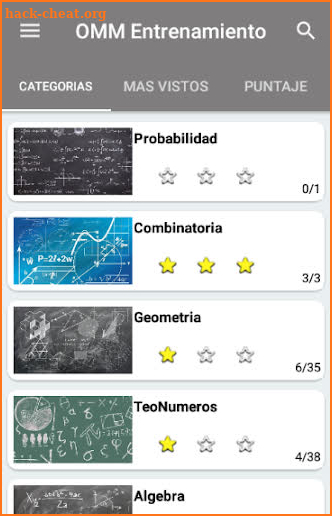 Olimpiada Mexicana de Matematicas screenshot