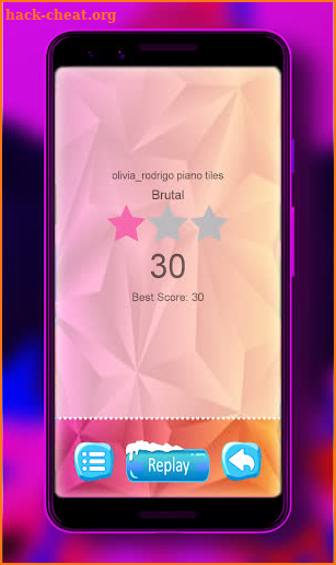 Olivia Rodrigo piano tiles screenshot