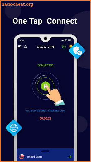 OLOW LITE VPN - UNLIMITED FREE VPN PROXY screenshot