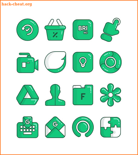 Olympia Green - icon pack screenshot