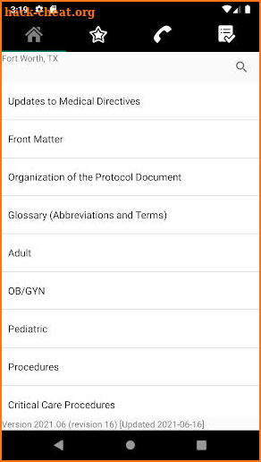 OMD Protocols screenshot