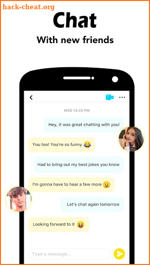 Omega – random video chat screenshot