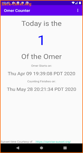 Omer Counter. screenshot