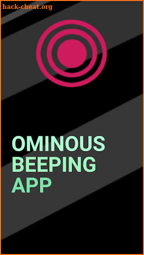 Ominous Beeping App - Rick and screenshot