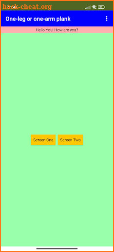 One-leg or one-arm plank screenshot