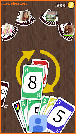 One online (Crazy Eights) screenshot