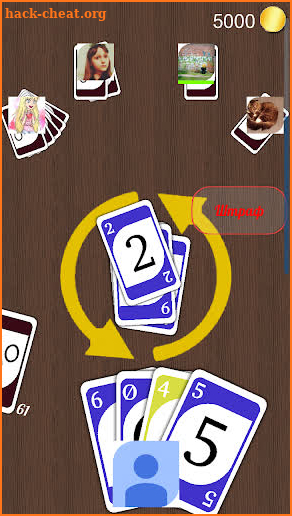 One online (Crazy Eights) screenshot