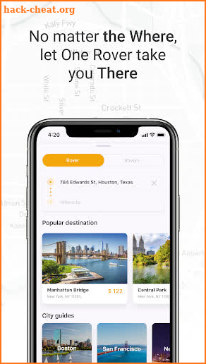 One Rover - Request a Ride screenshot