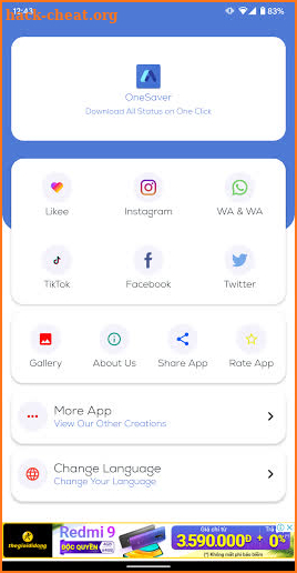 One Saver - Download Instagram, Tiktok, Facebook screenshot