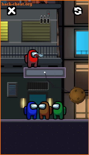 One shot Among us : Impostor puzzle game screenshot