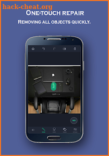 One-Touch Retouch - removing objects from photos screenshot