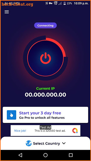 One Touch VPN - A high speed, ultra secure VPN screenshot