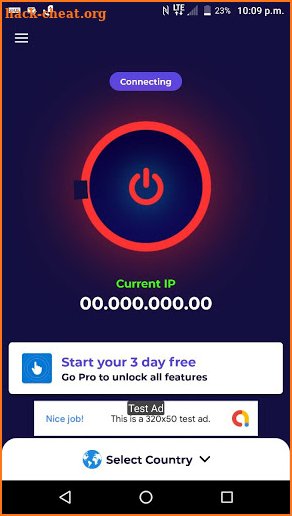 One Touch VPN - A high speed, ultra secure VPN screenshot