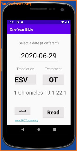 One-Year Bible - Daily Bible Reading Program screenshot