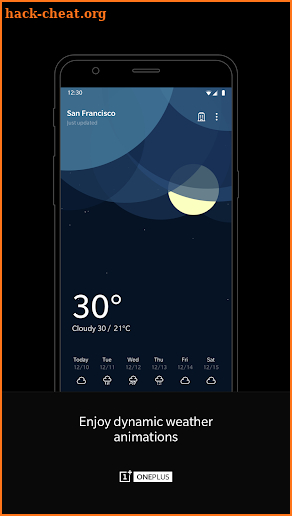 OnePlus Weather screenshot