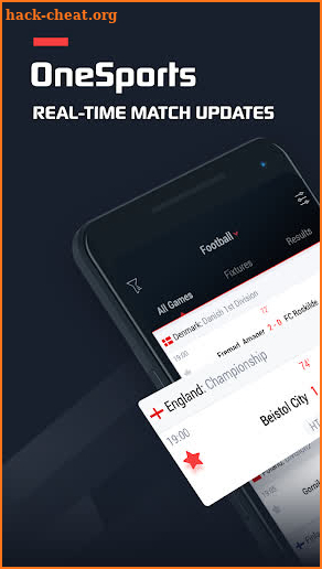 OneSports – Live Sports Scores & Results screenshot