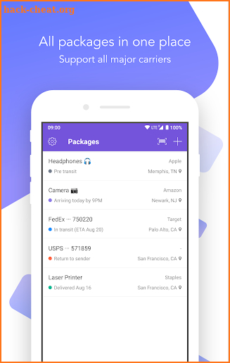 OneTracker - Package Tracking screenshot