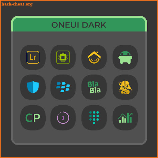 OneUI Dark- Icon Pack : S10 screenshot