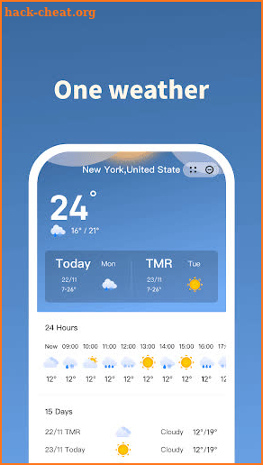 OneWeather screenshot