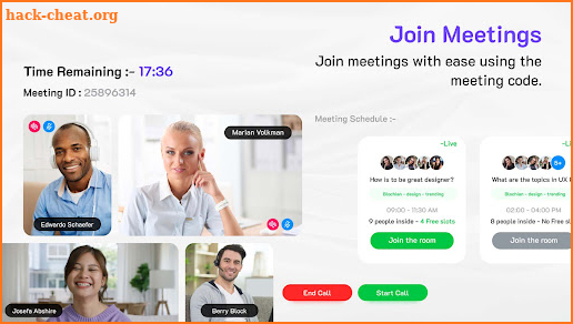 Online Conference for Meeting screenshot